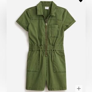 J.crew Zip-front chino romper